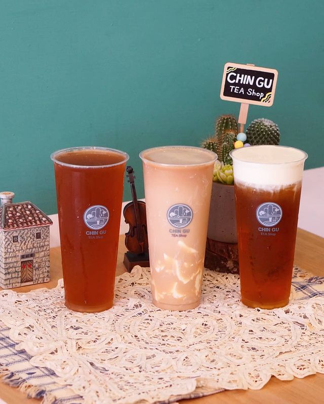 親咕友間茶室-冬瓜檸檬+奶酪伯爵拿鐵+阿里山朵朵