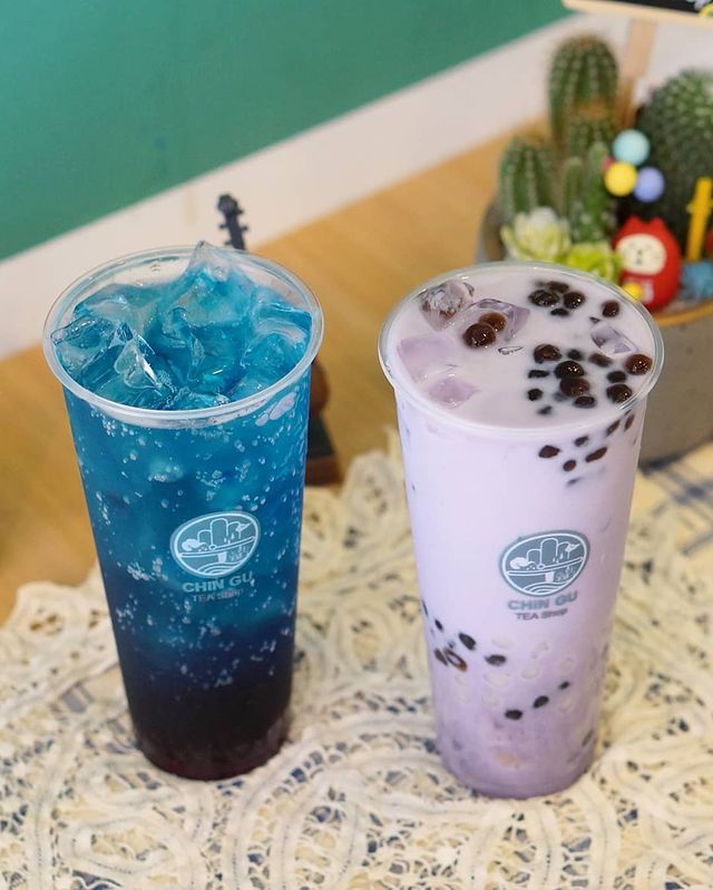 親咕友間茶室-紫芋薯小圓啵+眼底星空